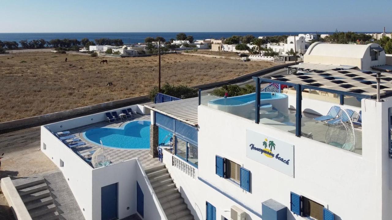 Honeymoon Beach Studios Perivolos  Dış mekan fotoğraf