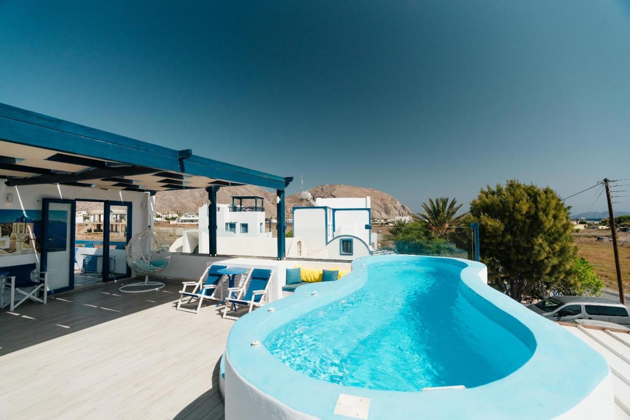 Honeymoon Beach Studios Perivolos  Dış mekan fotoğraf