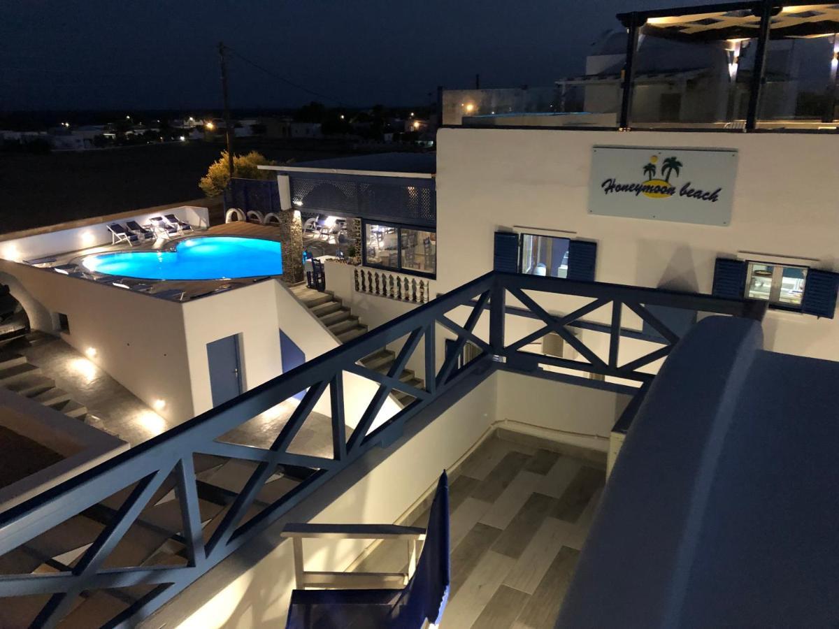 Honeymoon Beach Studios Perivolos  Dış mekan fotoğraf