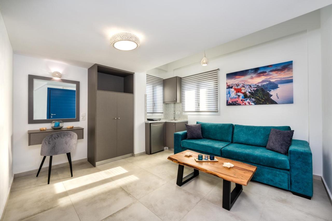 Honeymoon Beach Studios Perivolos  Dış mekan fotoğraf