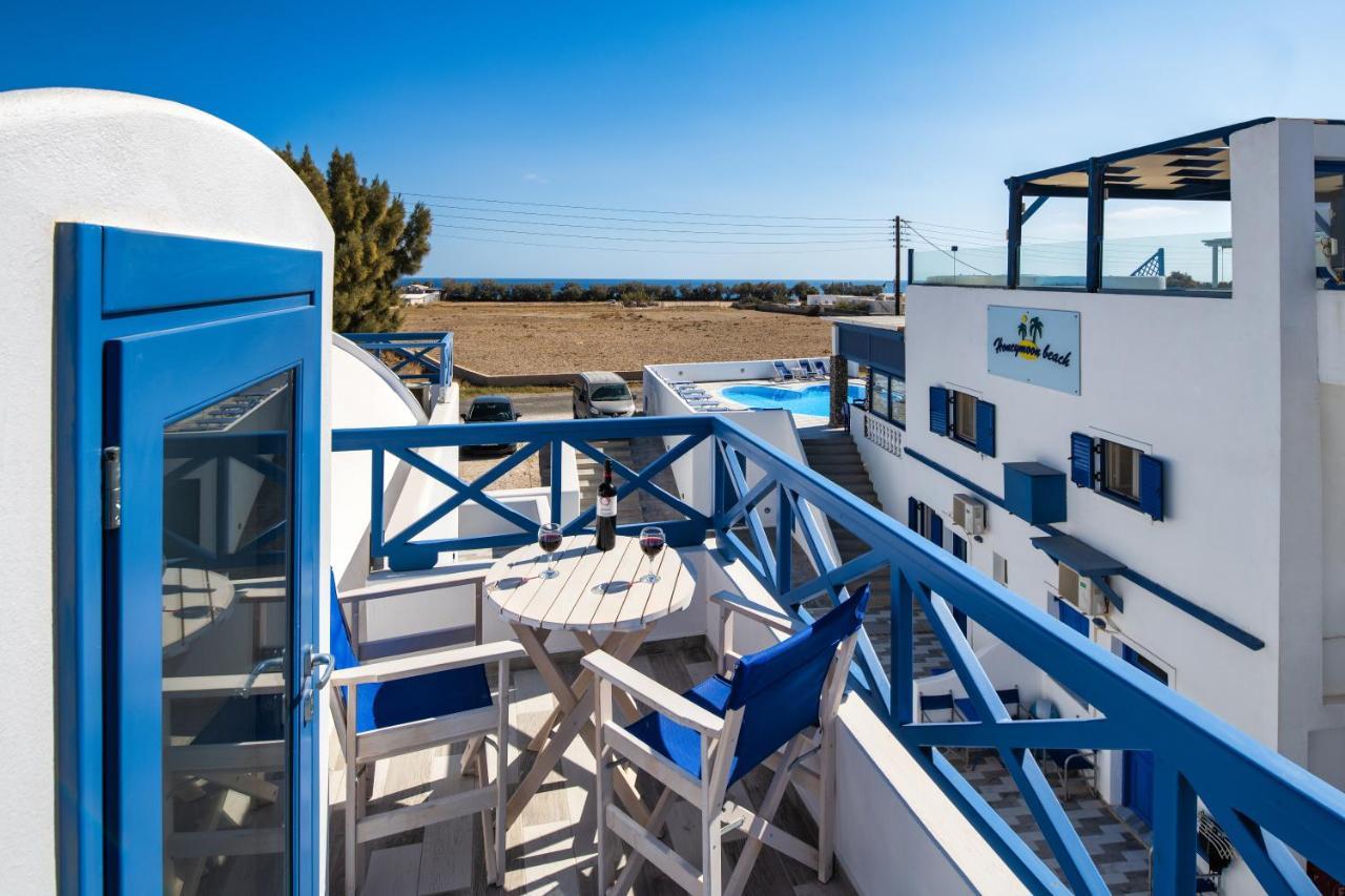 Honeymoon Beach Studios Perivolos  Dış mekan fotoğraf