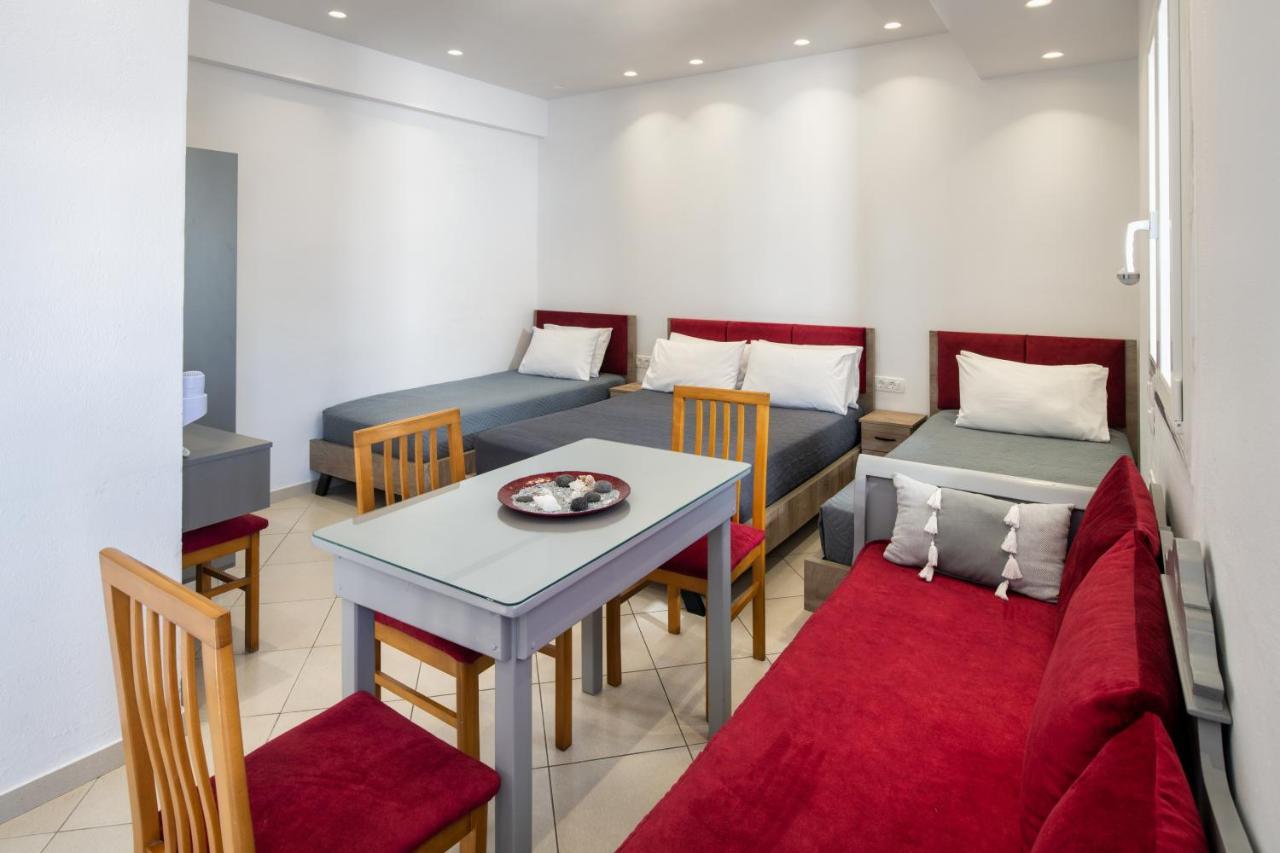 Honeymoon Beach Studios Perivolos  Dış mekan fotoğraf
