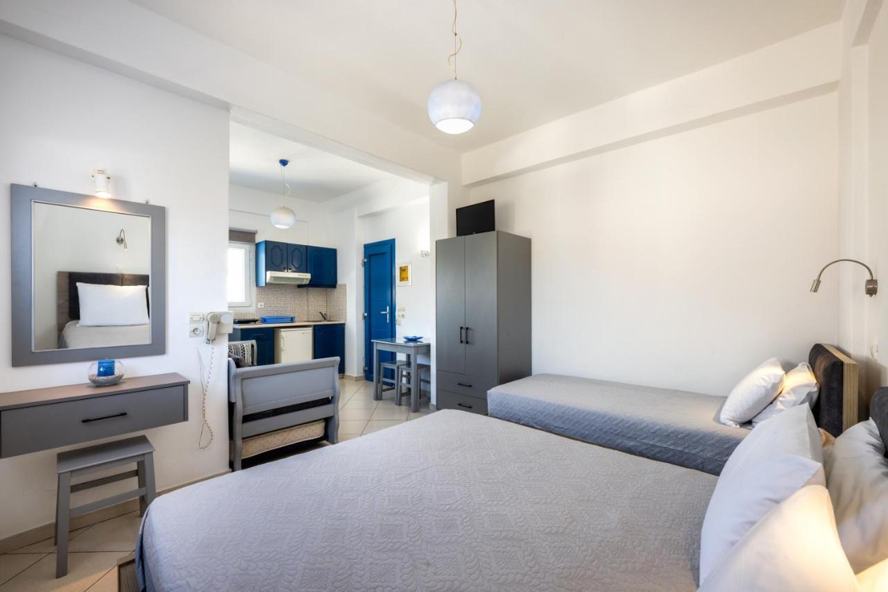 Honeymoon Beach Studios Perivolos  Dış mekan fotoğraf