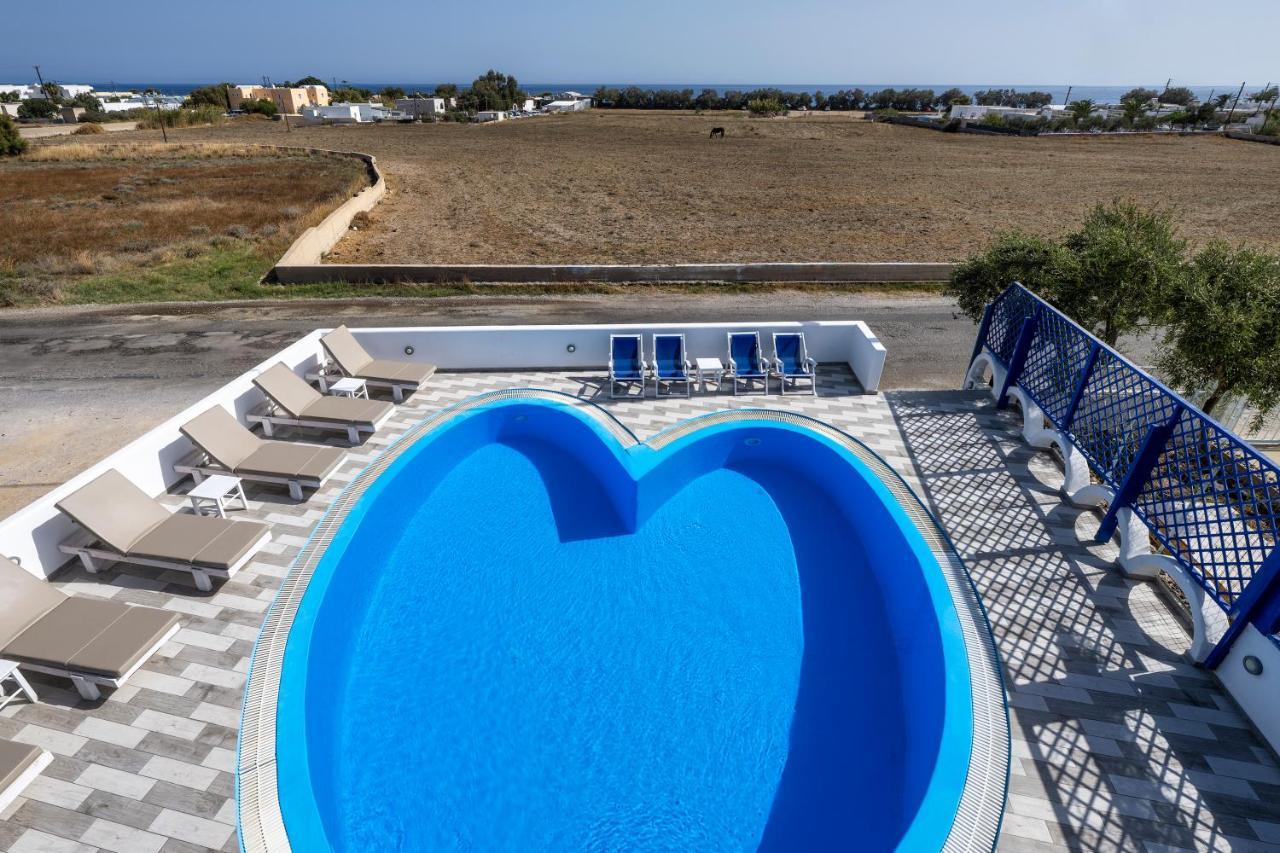 Honeymoon Beach Studios Perivolos  Dış mekan fotoğraf