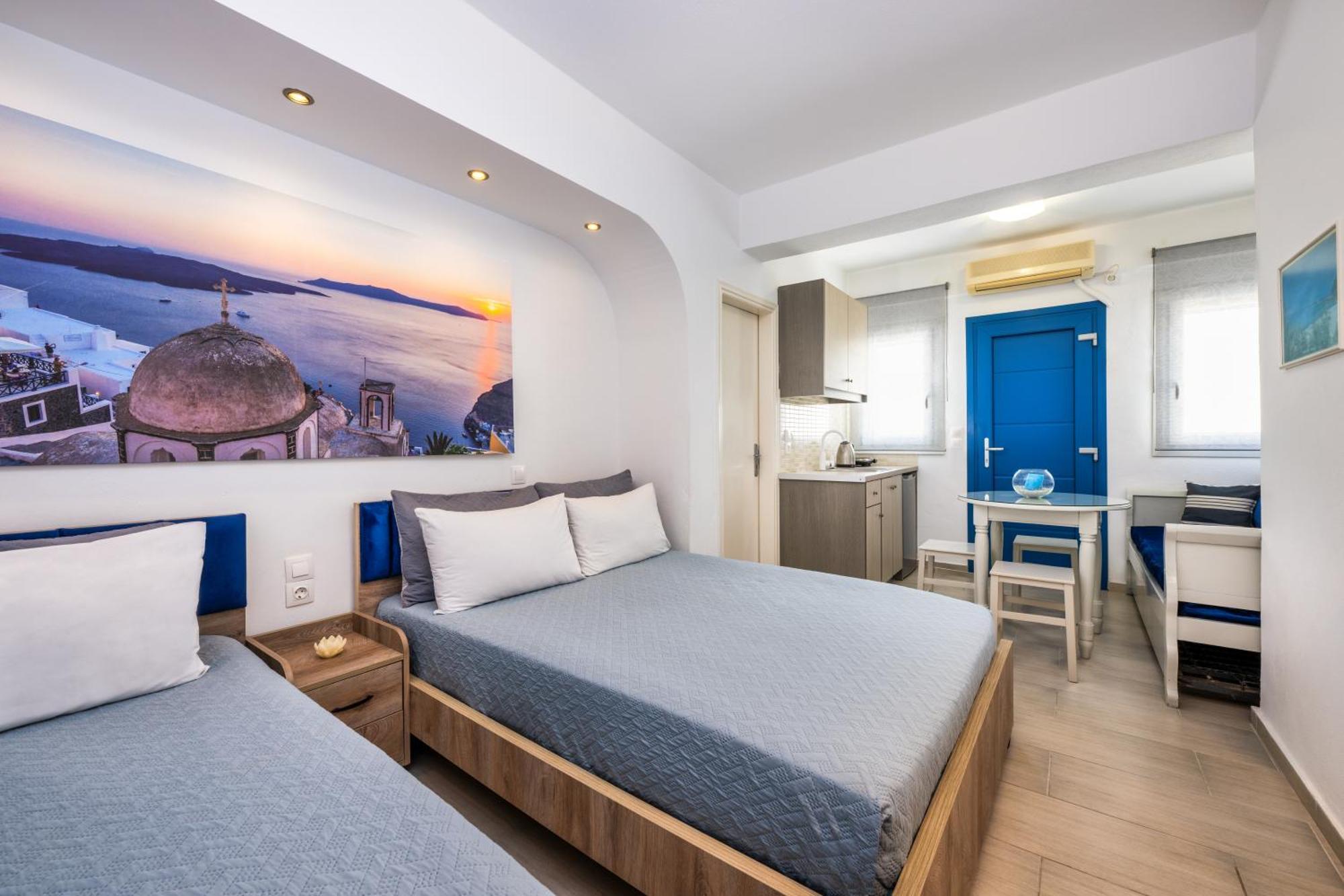 Honeymoon Beach Studios Perivolos  Dış mekan fotoğraf