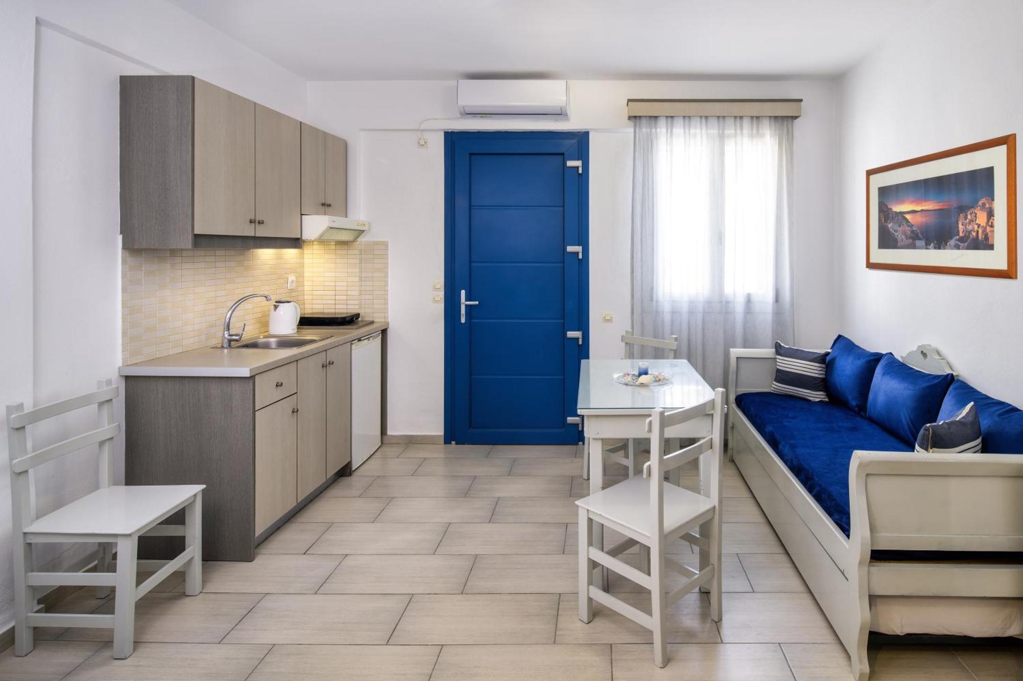 Honeymoon Beach Studios Perivolos  Dış mekan fotoğraf
