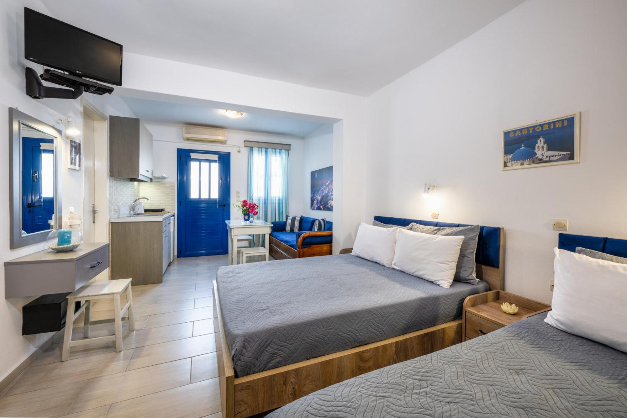 Honeymoon Beach Studios Perivolos  Dış mekan fotoğraf