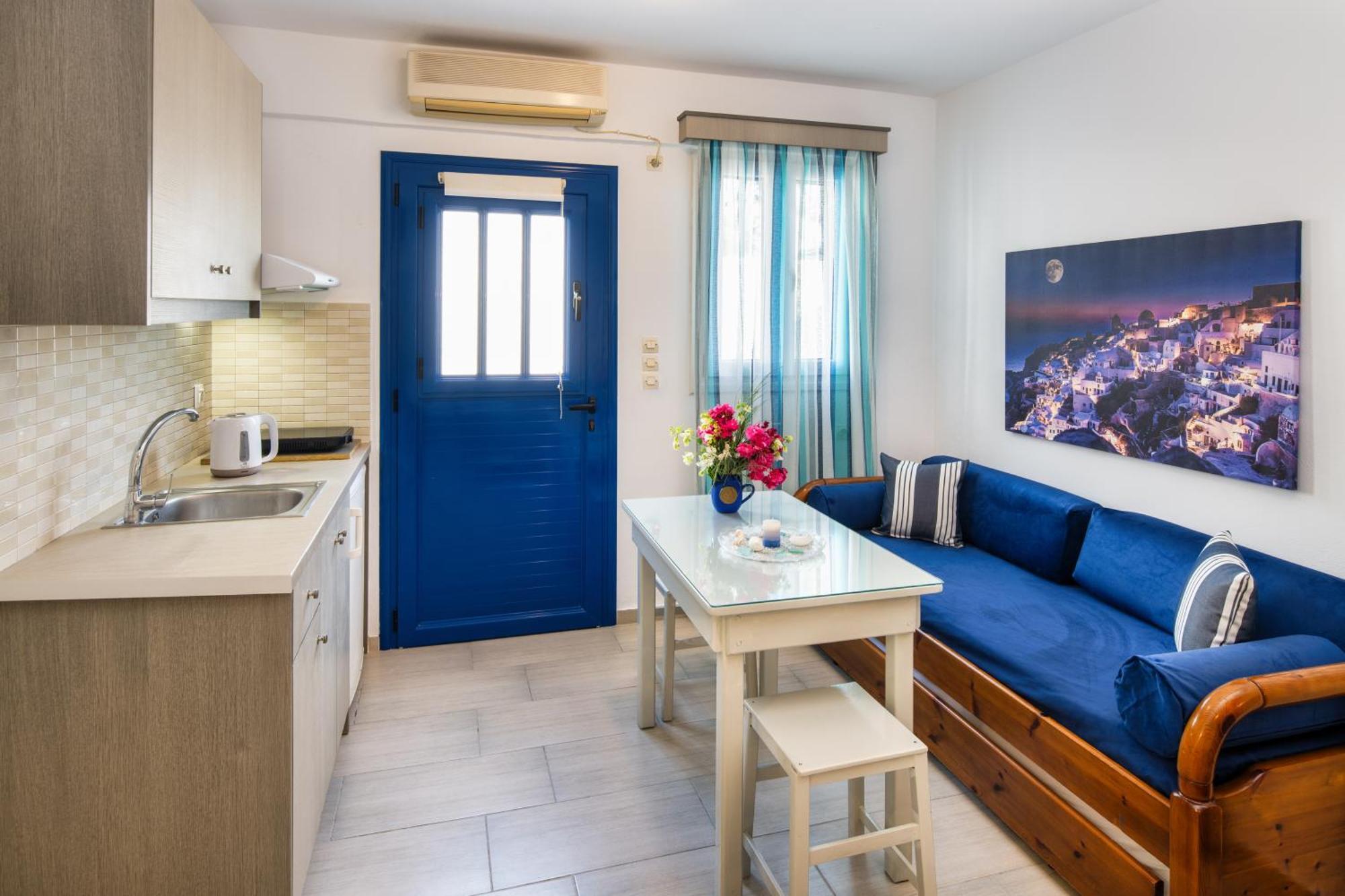 Honeymoon Beach Studios Perivolos  Dış mekan fotoğraf