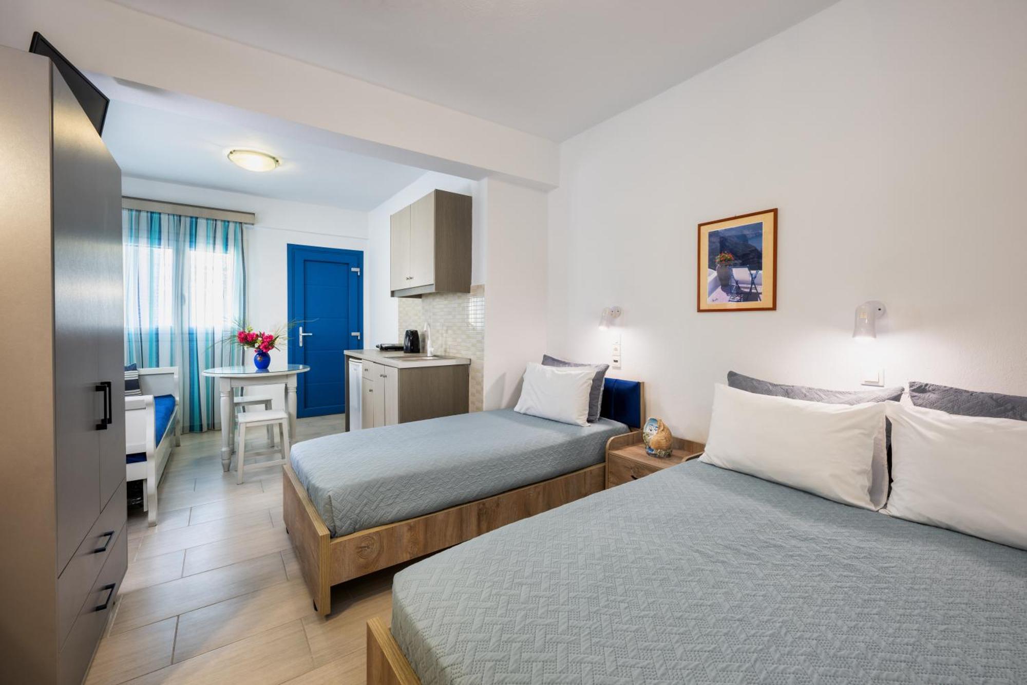 Honeymoon Beach Studios Perivolos  Dış mekan fotoğraf