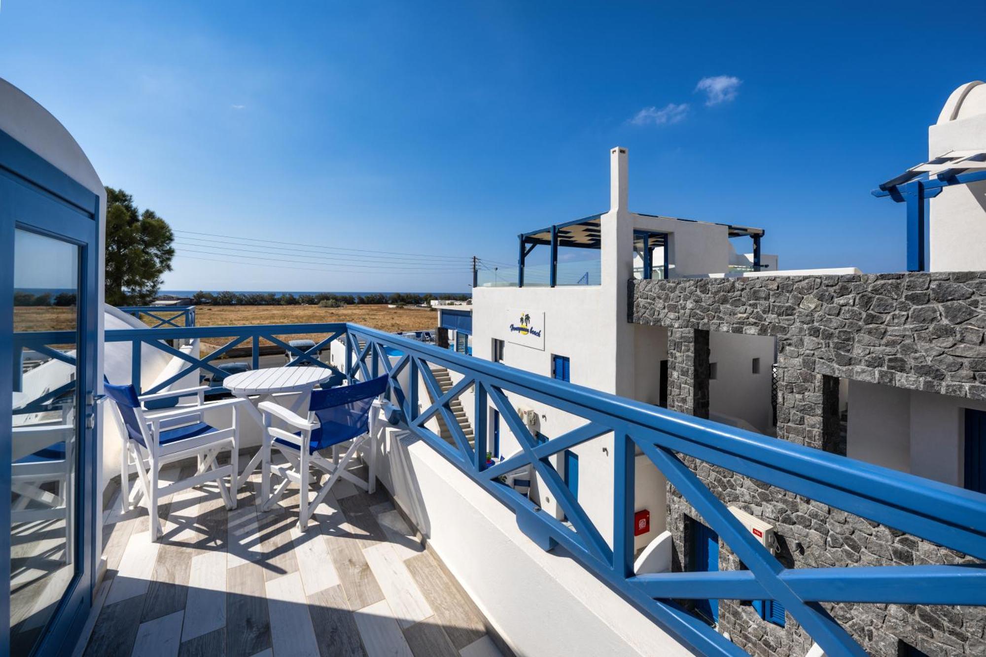 Honeymoon Beach Studios Perivolos  Dış mekan fotoğraf